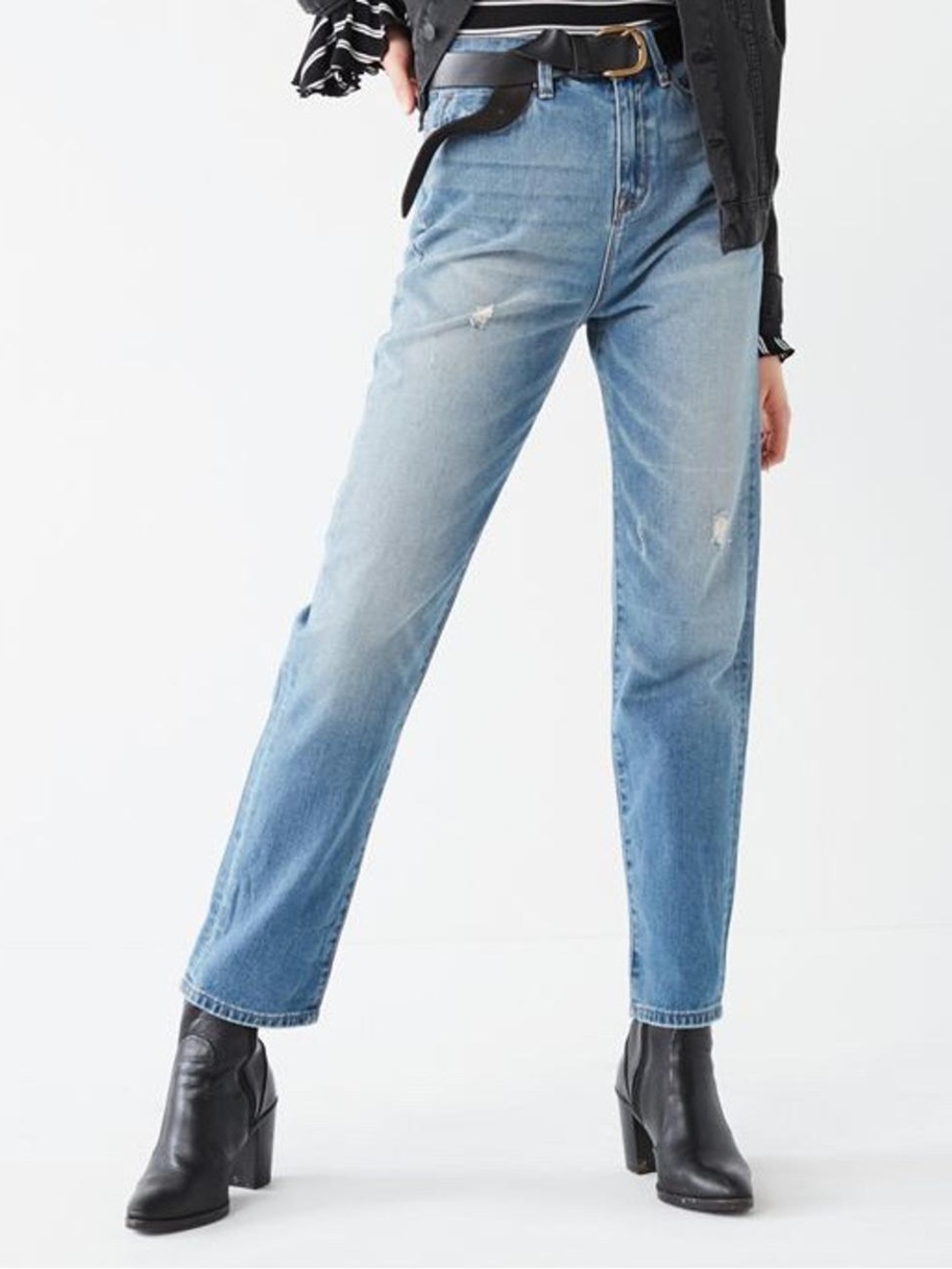 BDG Mom High-Rise Blue Jeans